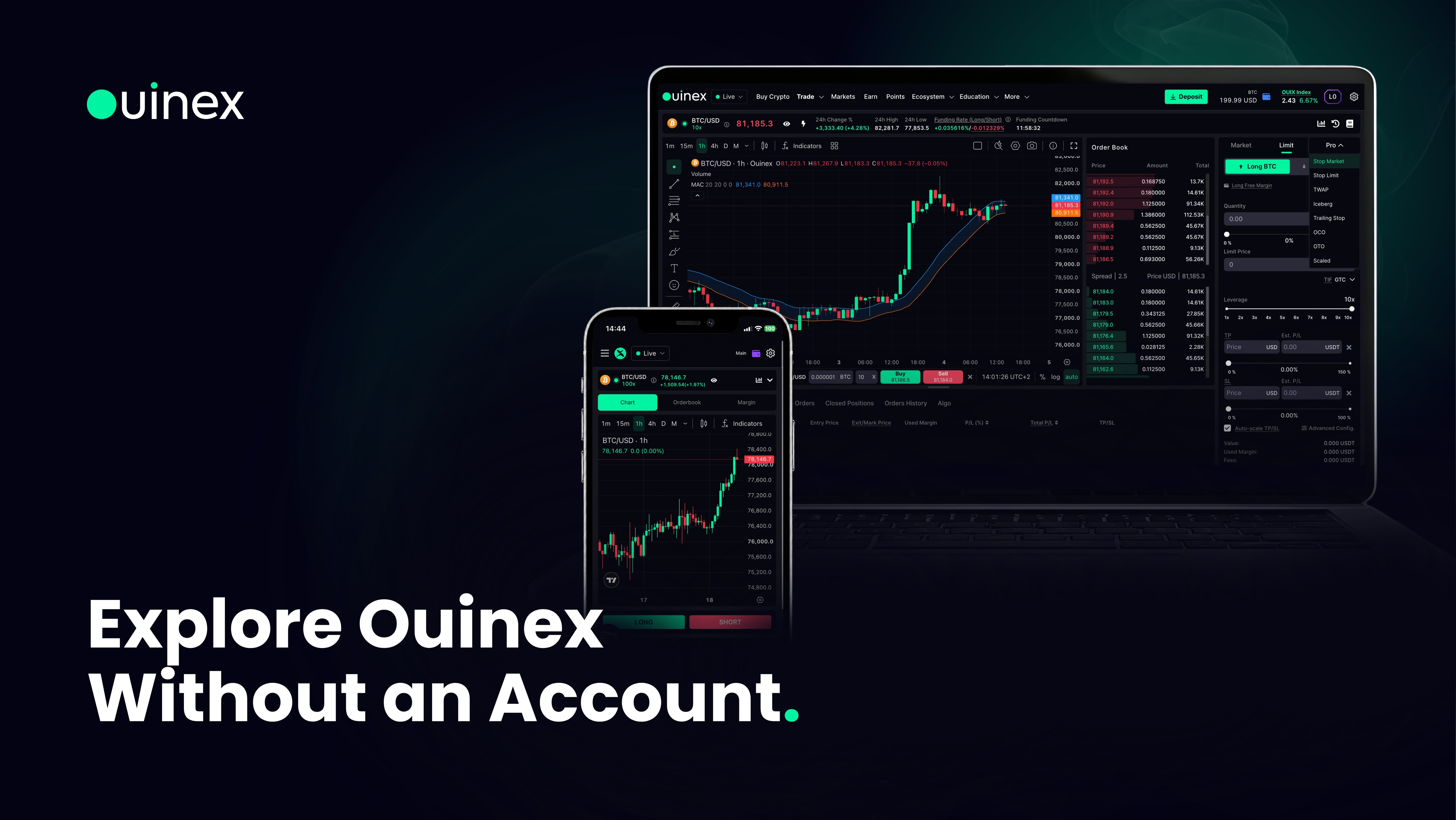 Explore Ouinex Without an Account — banner