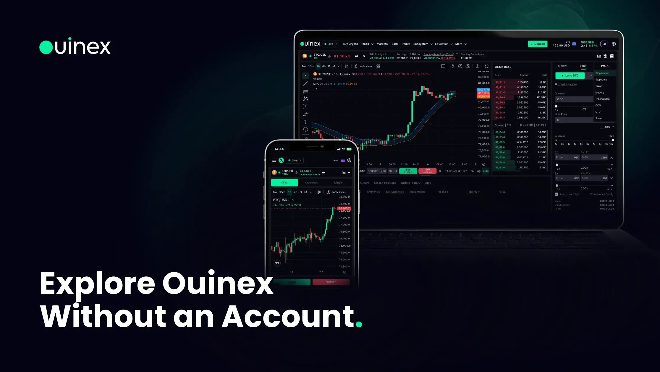Explore Ouinex Without an Account — banner
