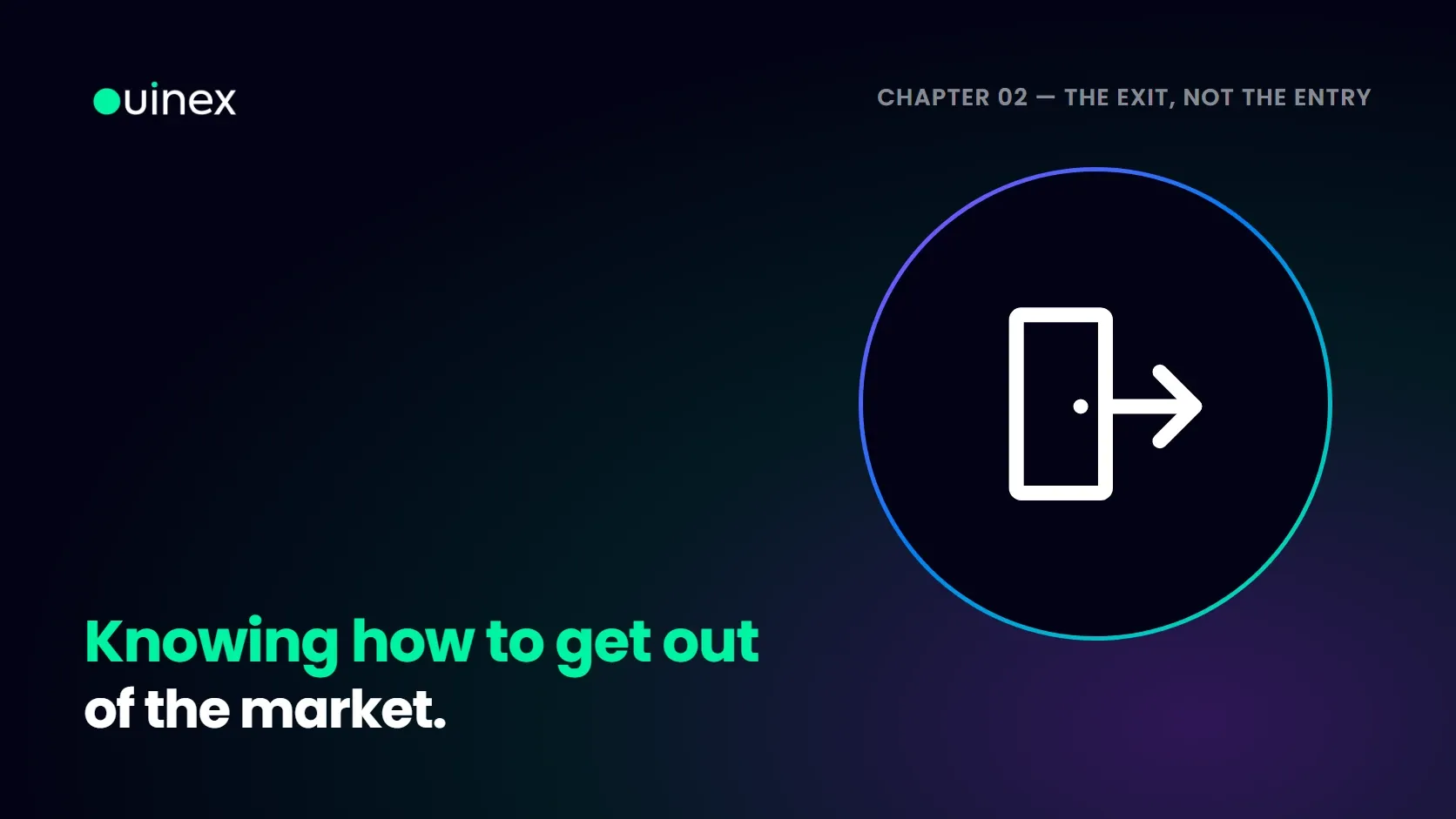 Cover image for Knowing How to Get Out of the Market, Samuel Rondot Vault