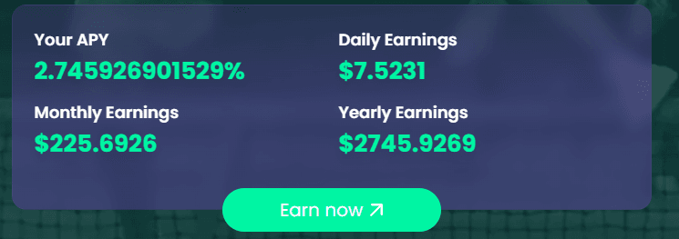 APY USDC calculator