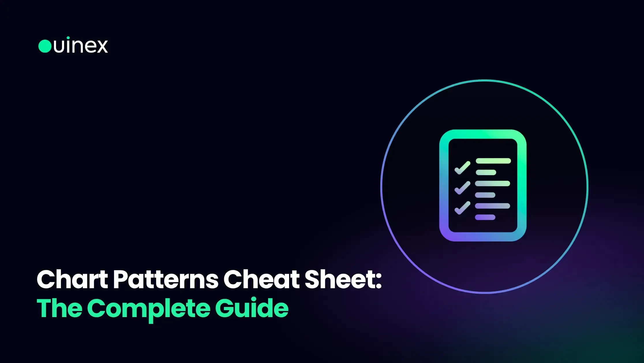 Chart Patterns Cheat Sheet The Complete Guide