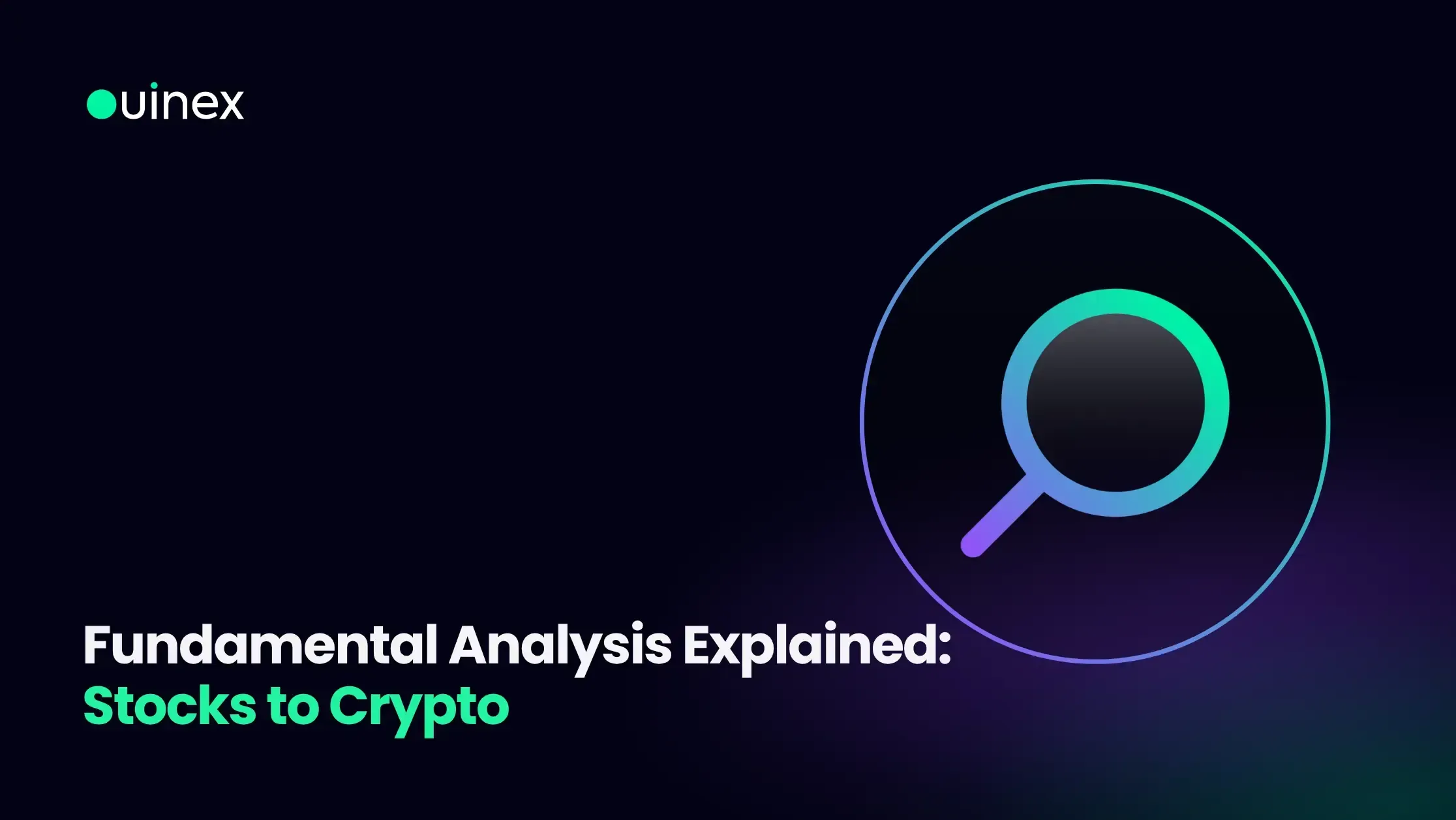 Fundamental Analysis Explained Stocks to Crypto