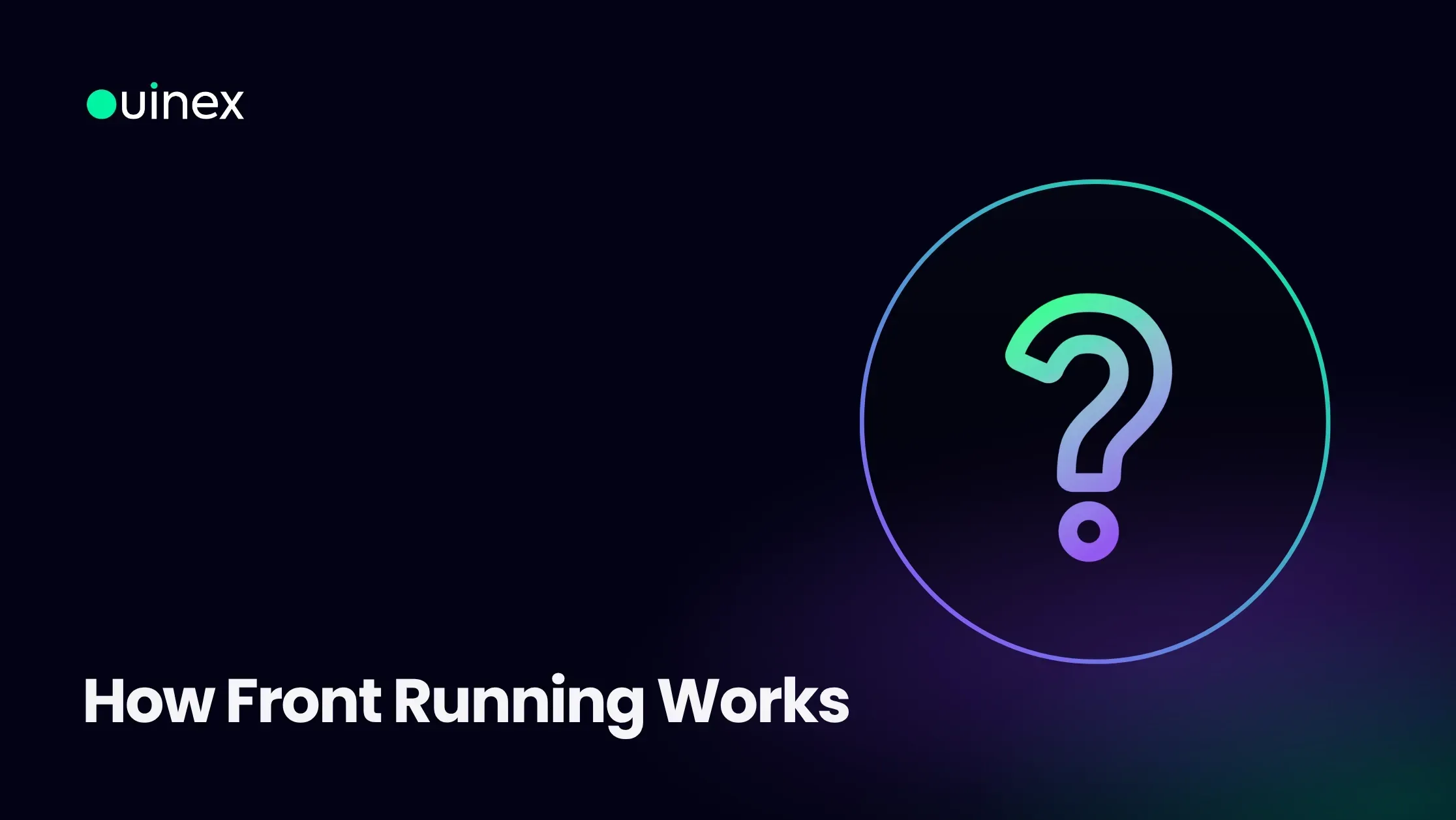How Front Running Works