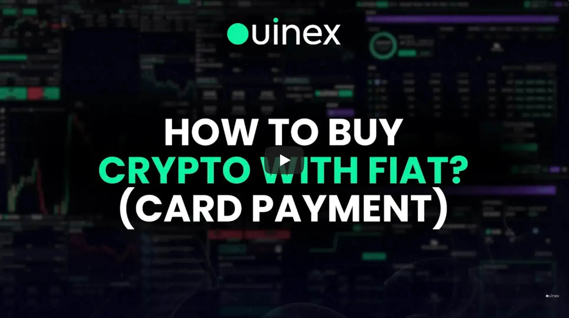 How to use your card to buy crypto instantly on Ouinex