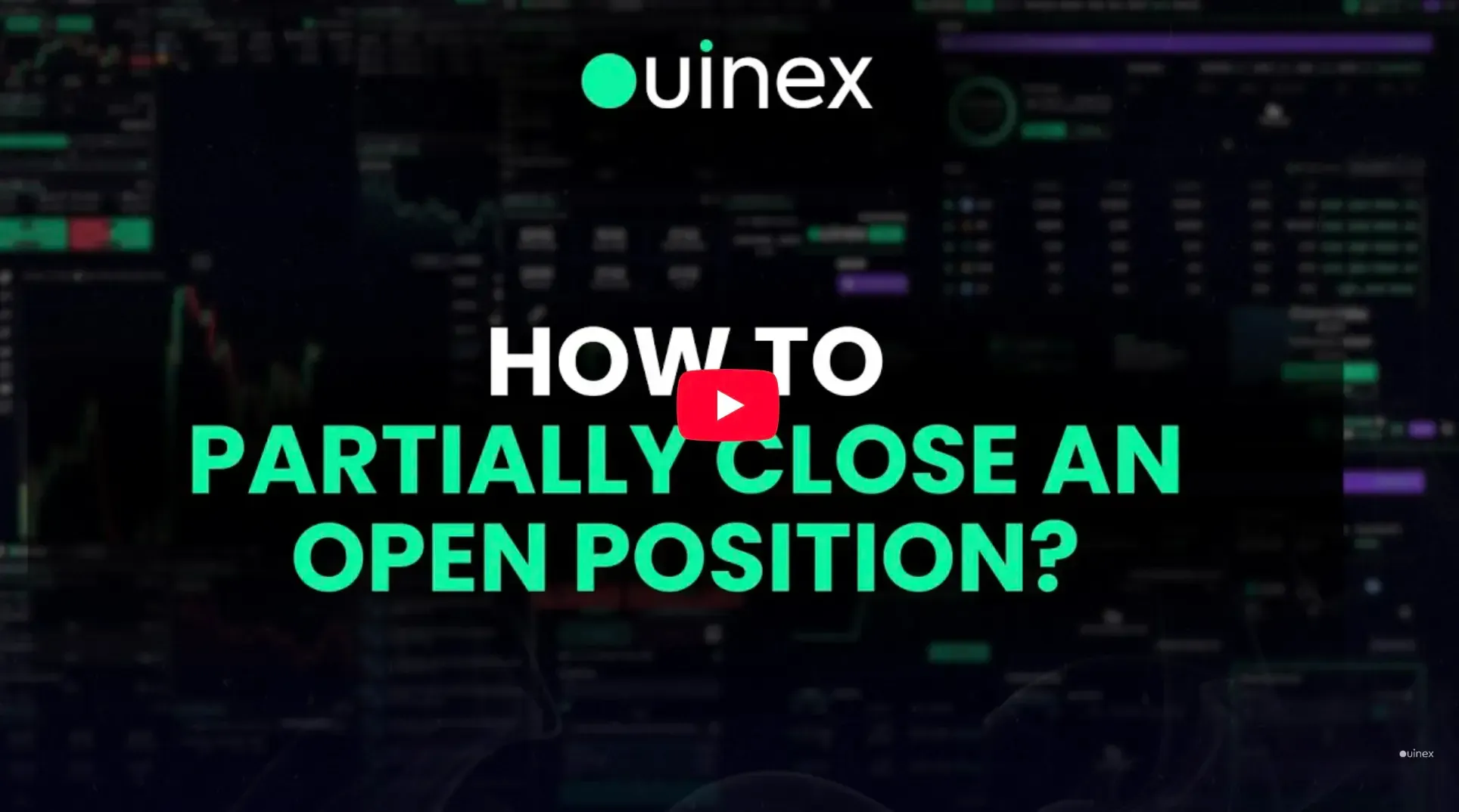 How to Partially Close a Position on Ouinex: Step-by-Step Guide