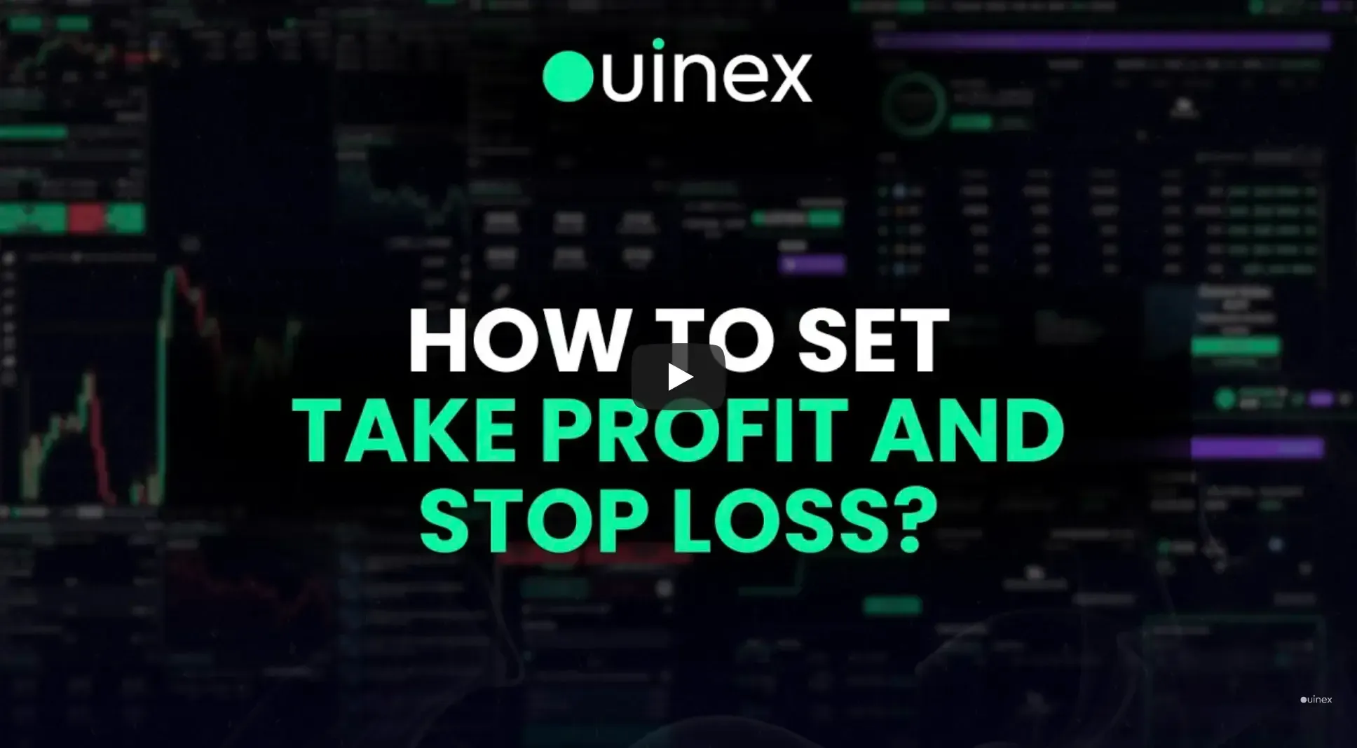 How to Set Take Profit and Stop Loss on Ouinex: A Complete Guide