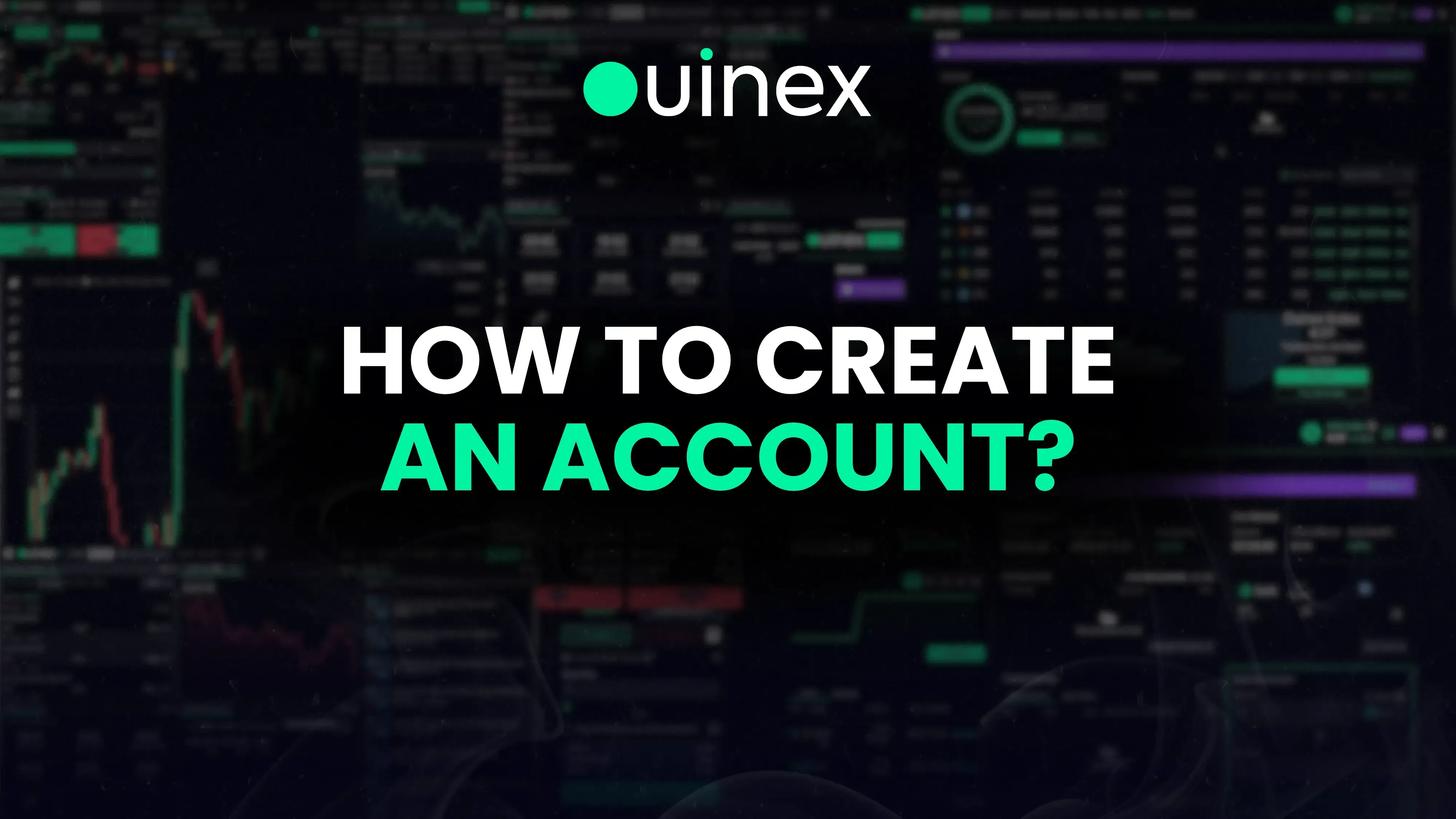 How to create an account on Ouinex?