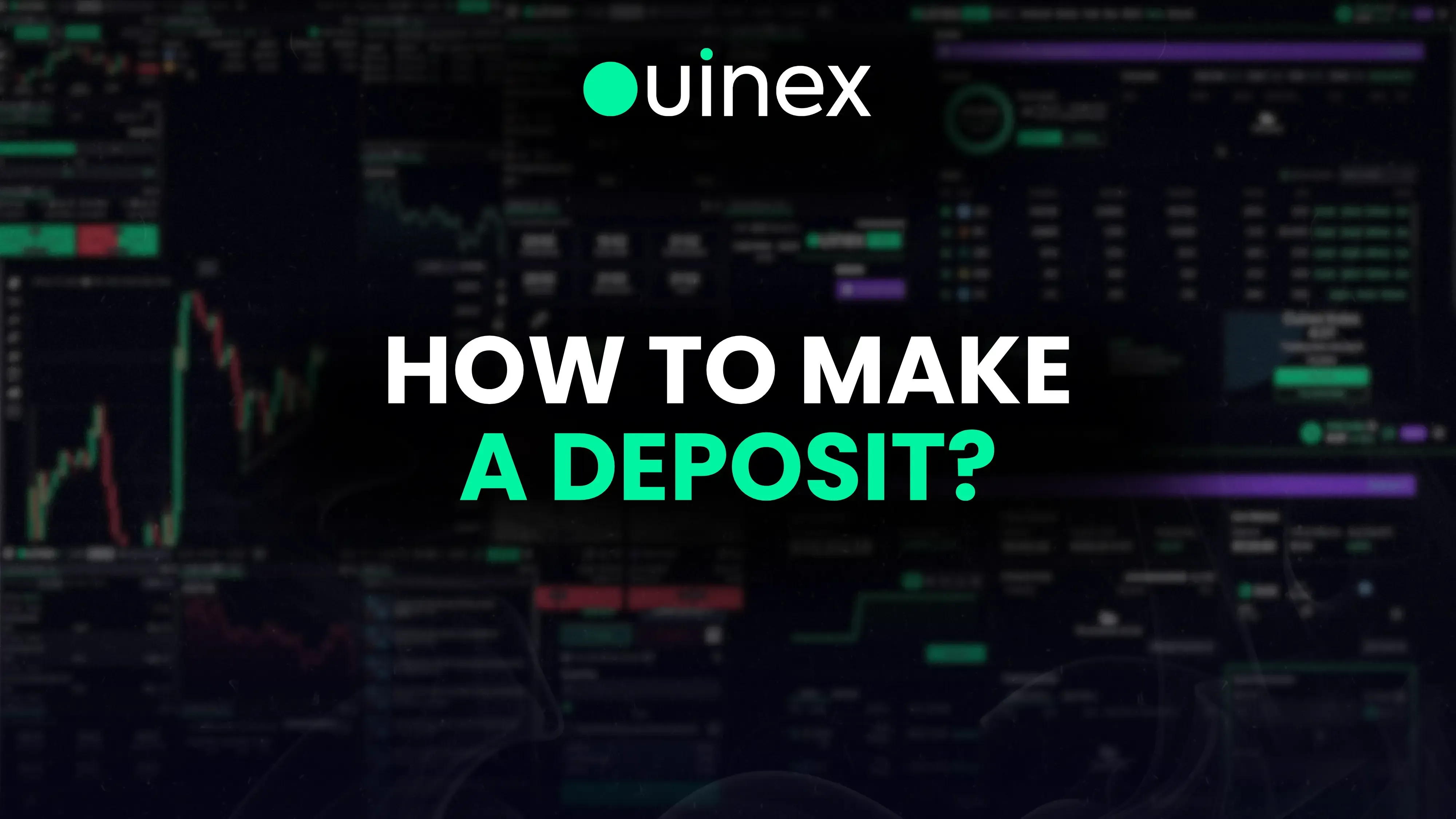 How to make a deposit on Ouinex?