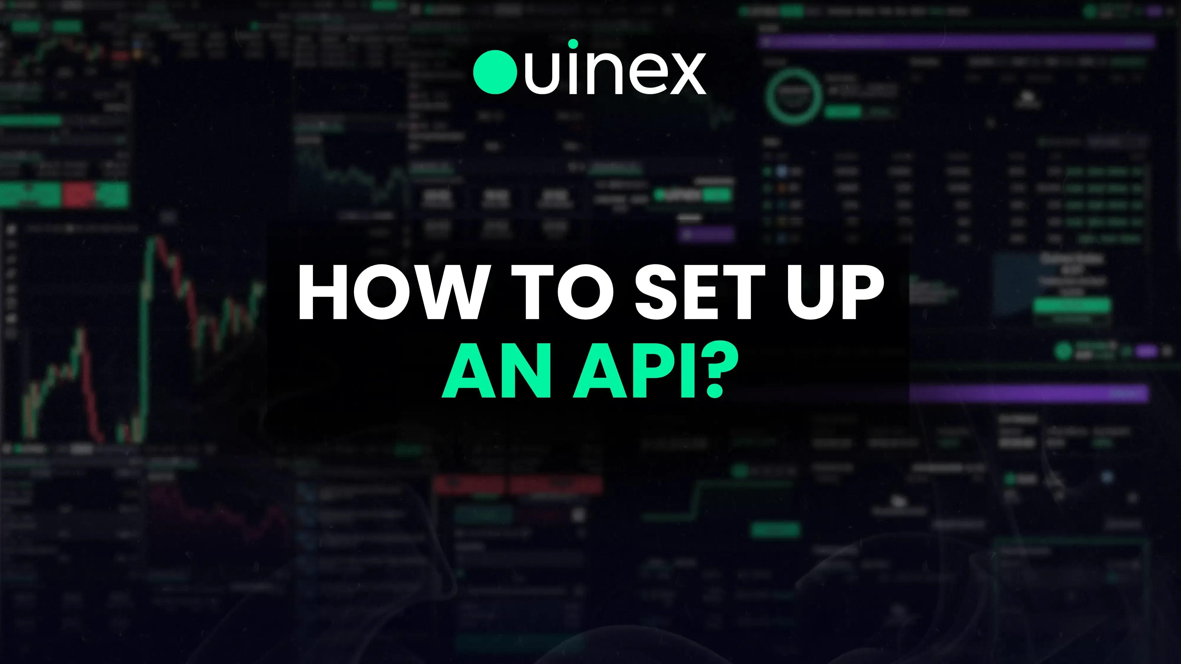 How to set up an API on Ouinex?