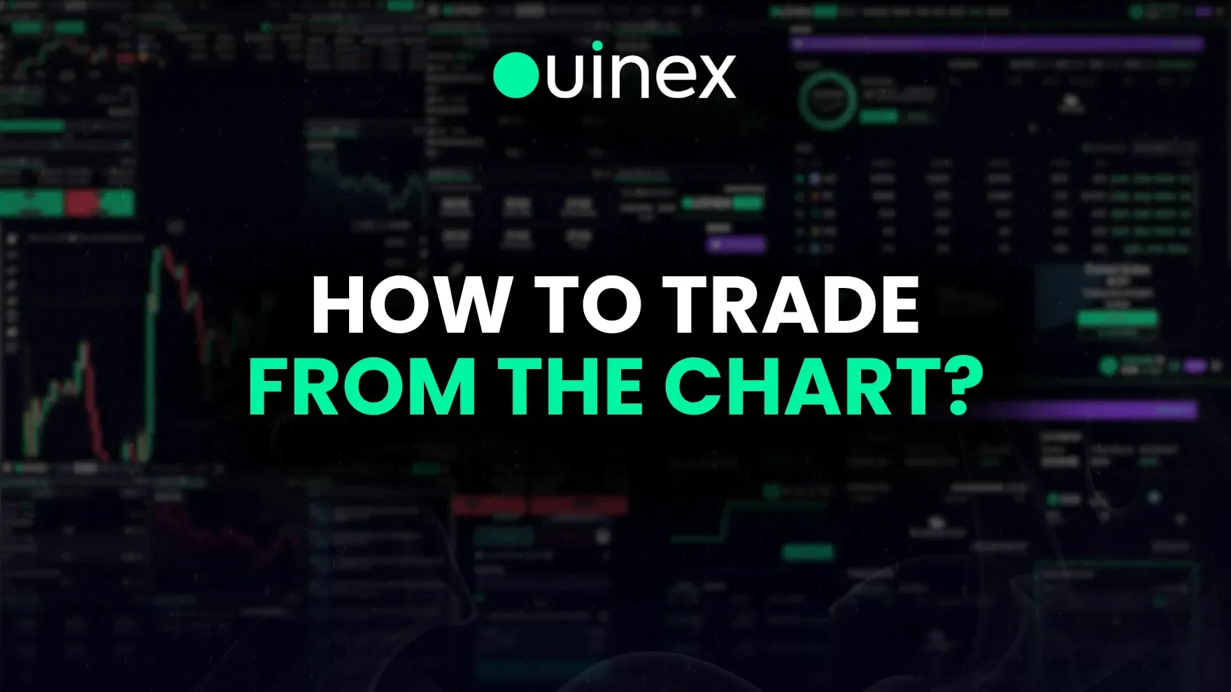 How to trade from the chart on Ouinex