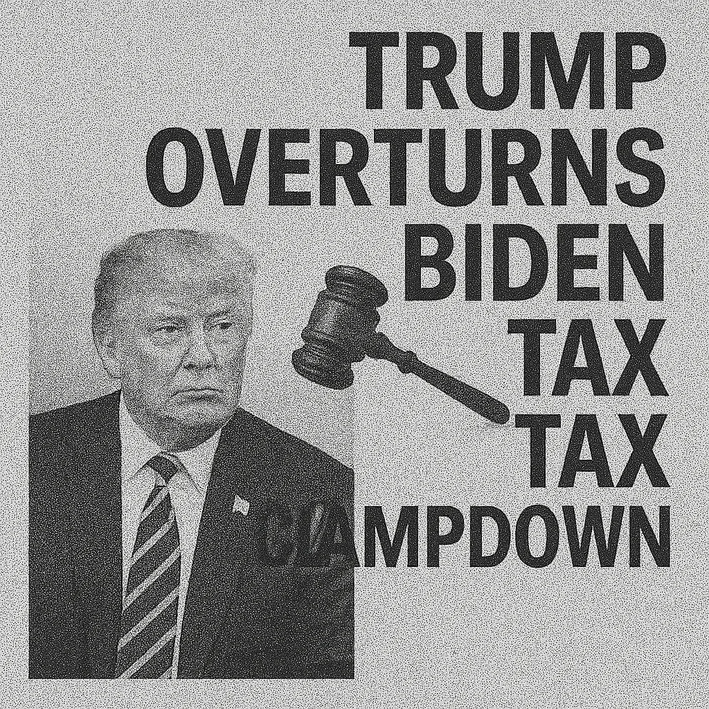 Trump overturns Biden Tax