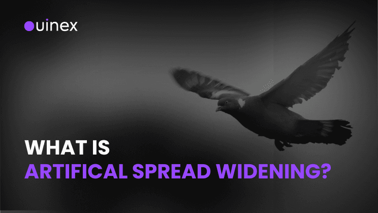 What is artificial spread widening?