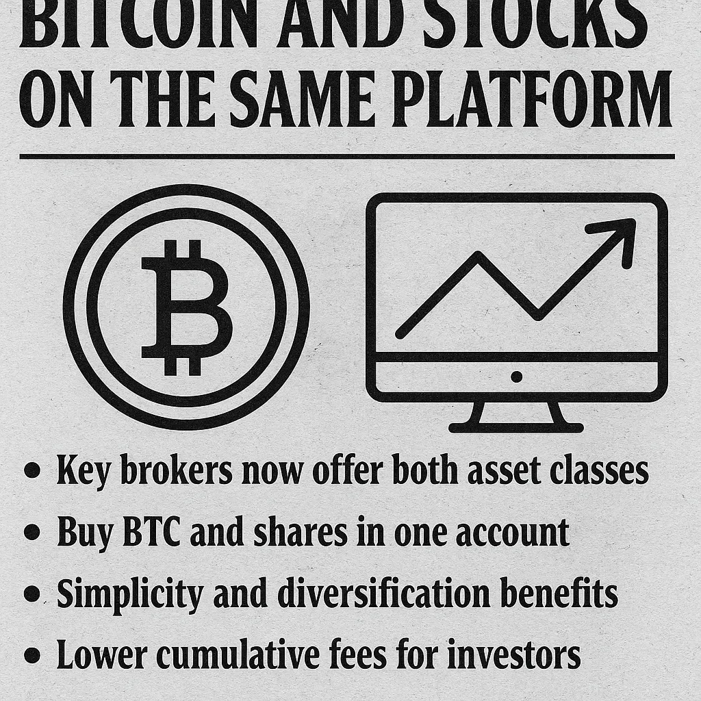 Bitcoin and Stocks on the Same Platform