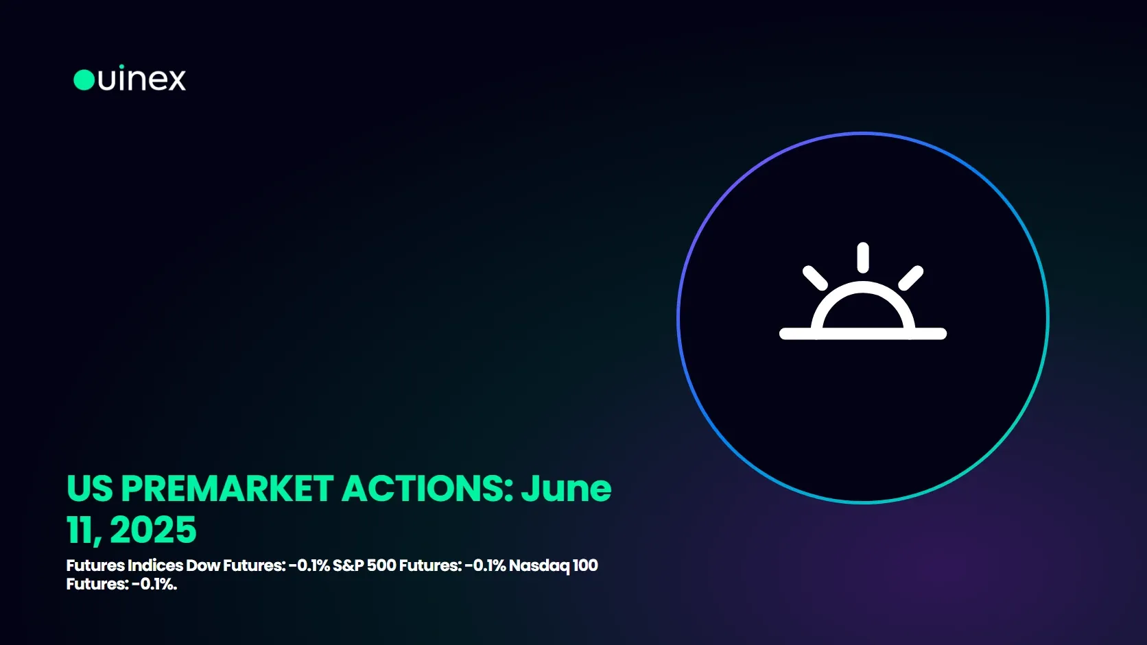 US PREMARKET ACTIONS: June 11, 2025 — Ouinex Blog cover