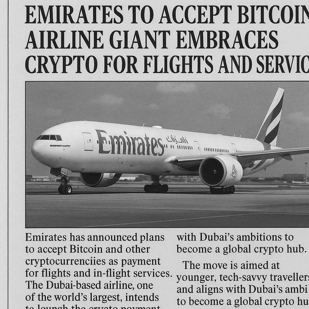 Emirates to Accept Bitcoin