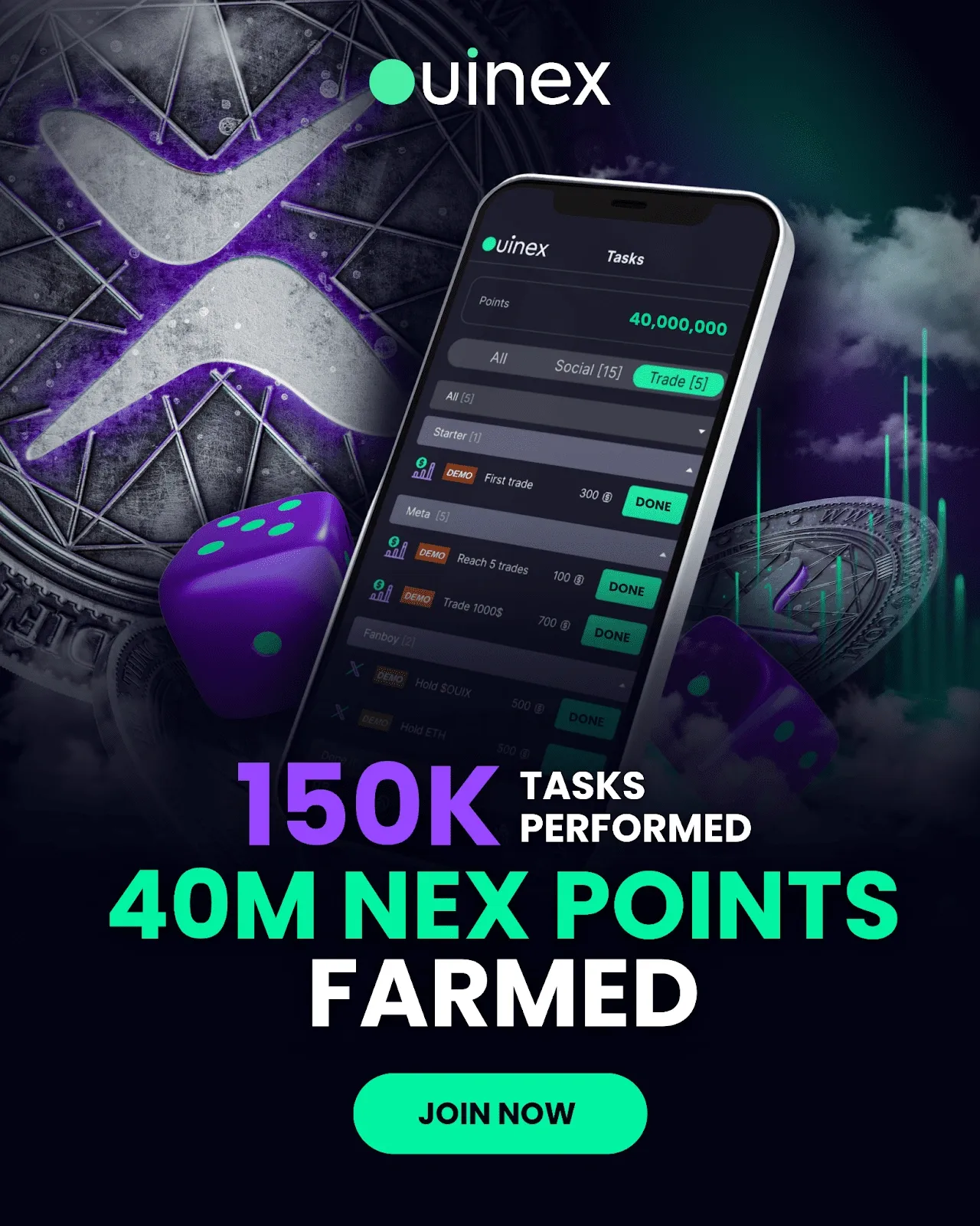 Ouinex’s SocialFi